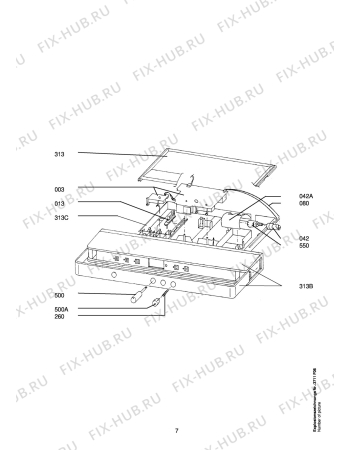 Взрыв-схема холодильника Electrolux EU2290CN - Схема узла Freezer electrical equipment